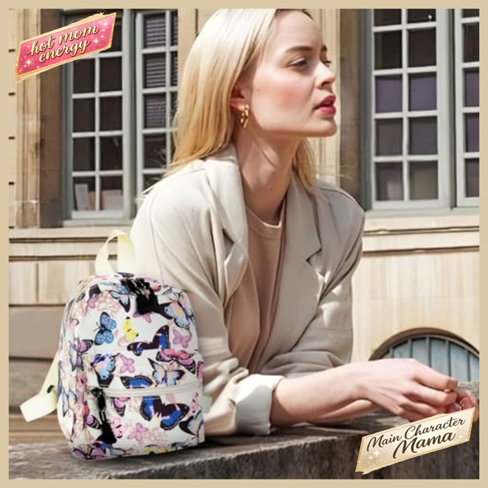 Nylon Mini Backpack Purse Lightweight Adjustable … - image 5